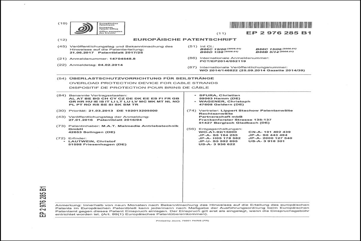 Germany: DE 50 2014 004 323.4